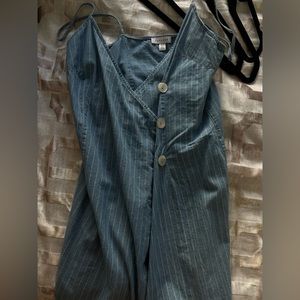 Mini length jean style dress